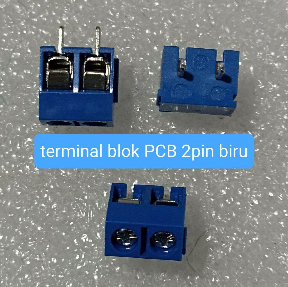 TERMINAL BLOCK PCB 2PIN TERMINAL BLOK PCB 2 PIN TERMINAL PCB 2 KAKI ...