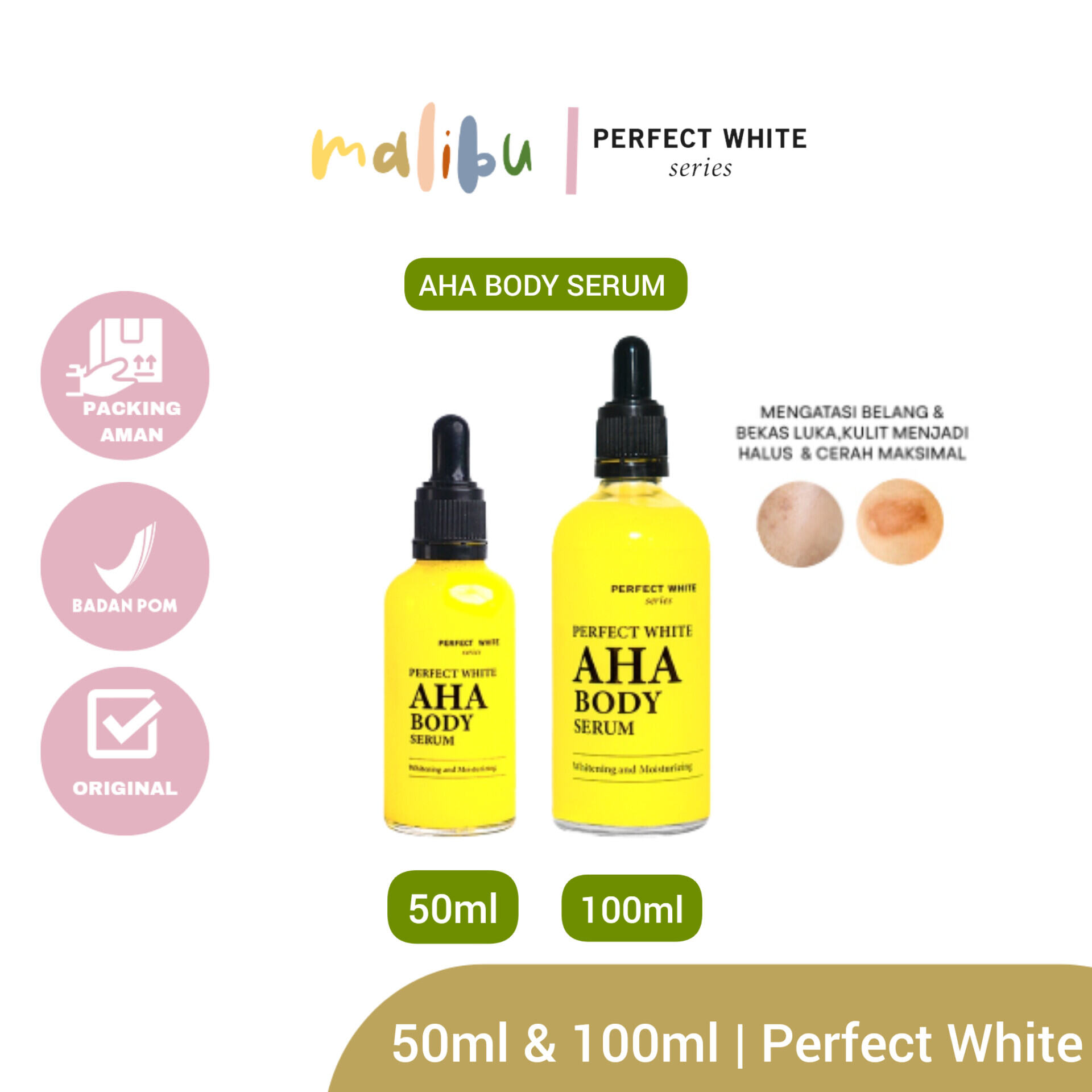 AHA BODY SERUM PERFECT WHITE | Lazada Indonesia