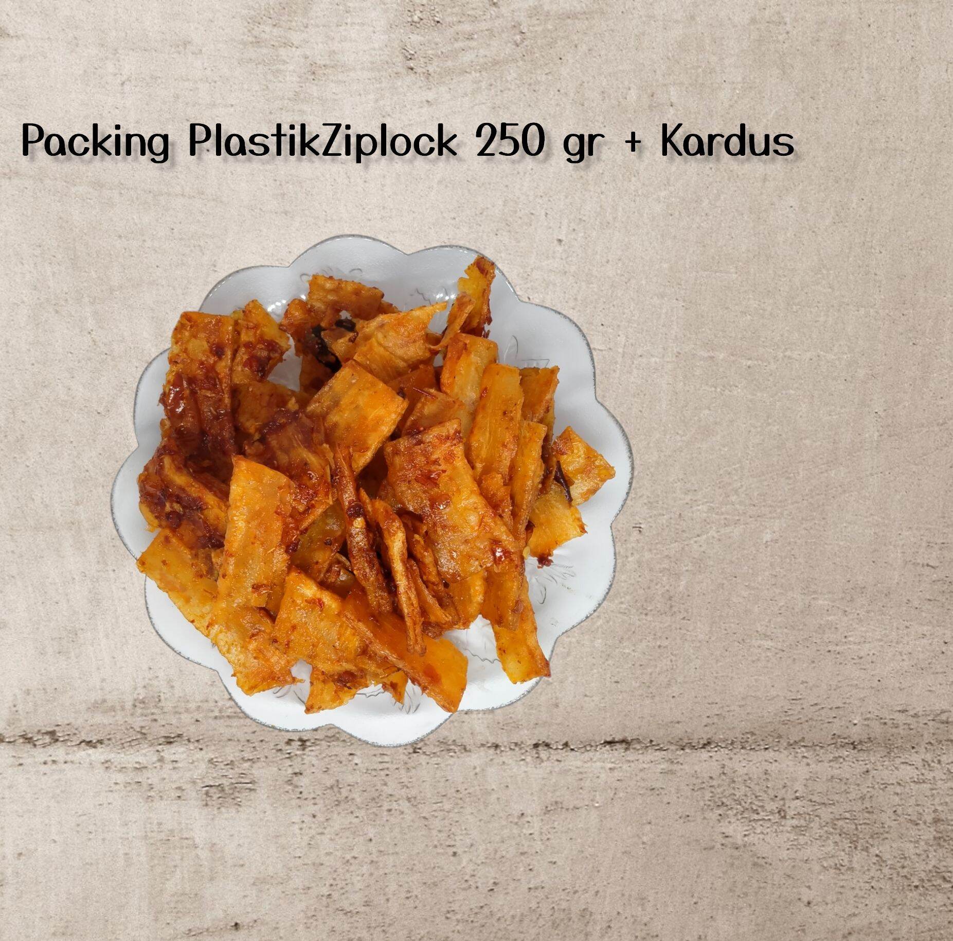 Pikda keripik singkong pedas (pikda) keripik singkong renyah rasa asam manis ...