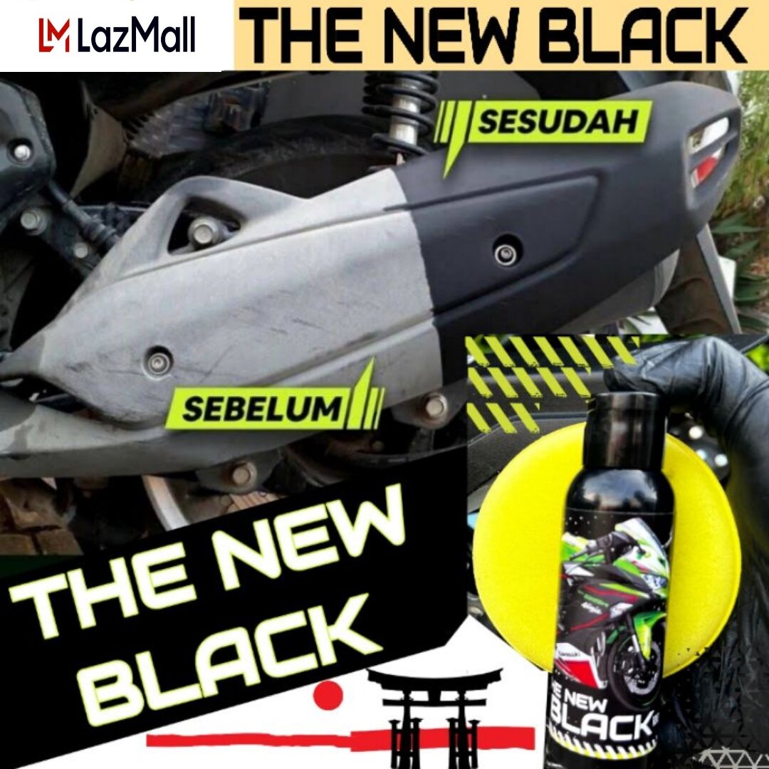 Blackhead body rugged motor permanent 100 ml blacken all plastic material trim Harga 3,465 rupiah*Gratis Ongkir