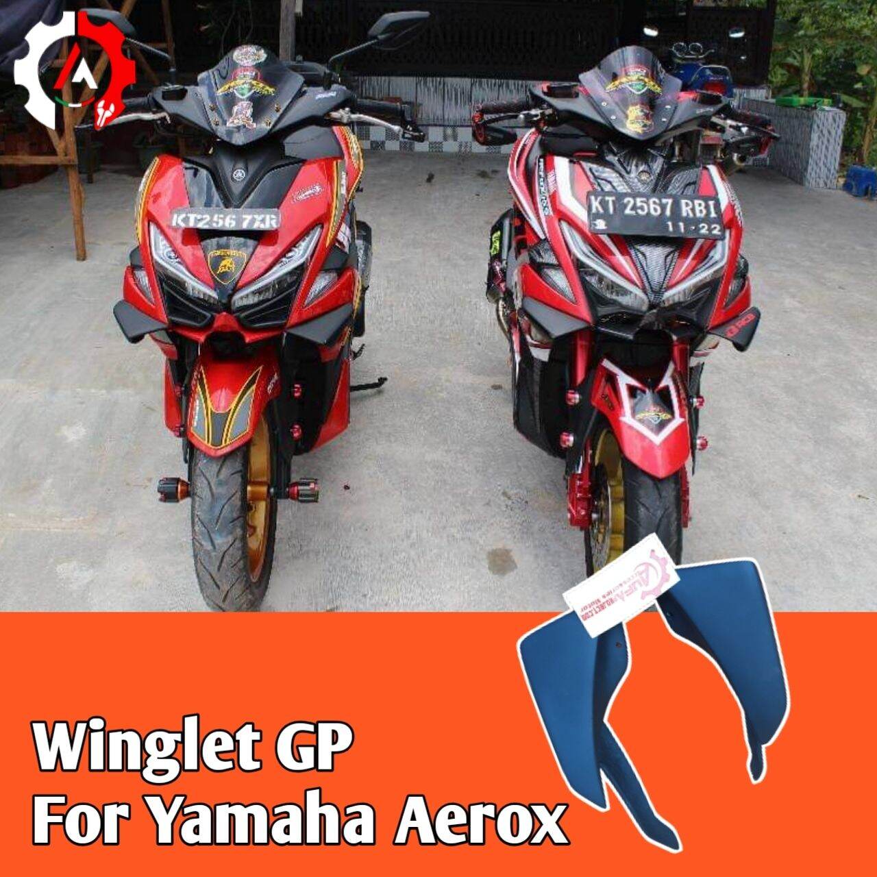 Winglet Gp Yamaha Aerox 155 Aksesoris Yamaha Aerox 155 Lazada Indonesia