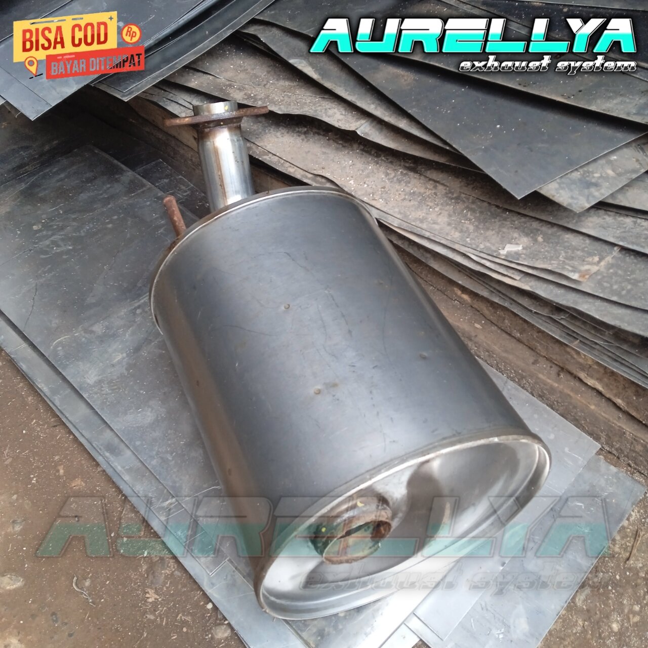 tabung knalpot resonator hiber knalpot mobil toyota innova diesel atau ...