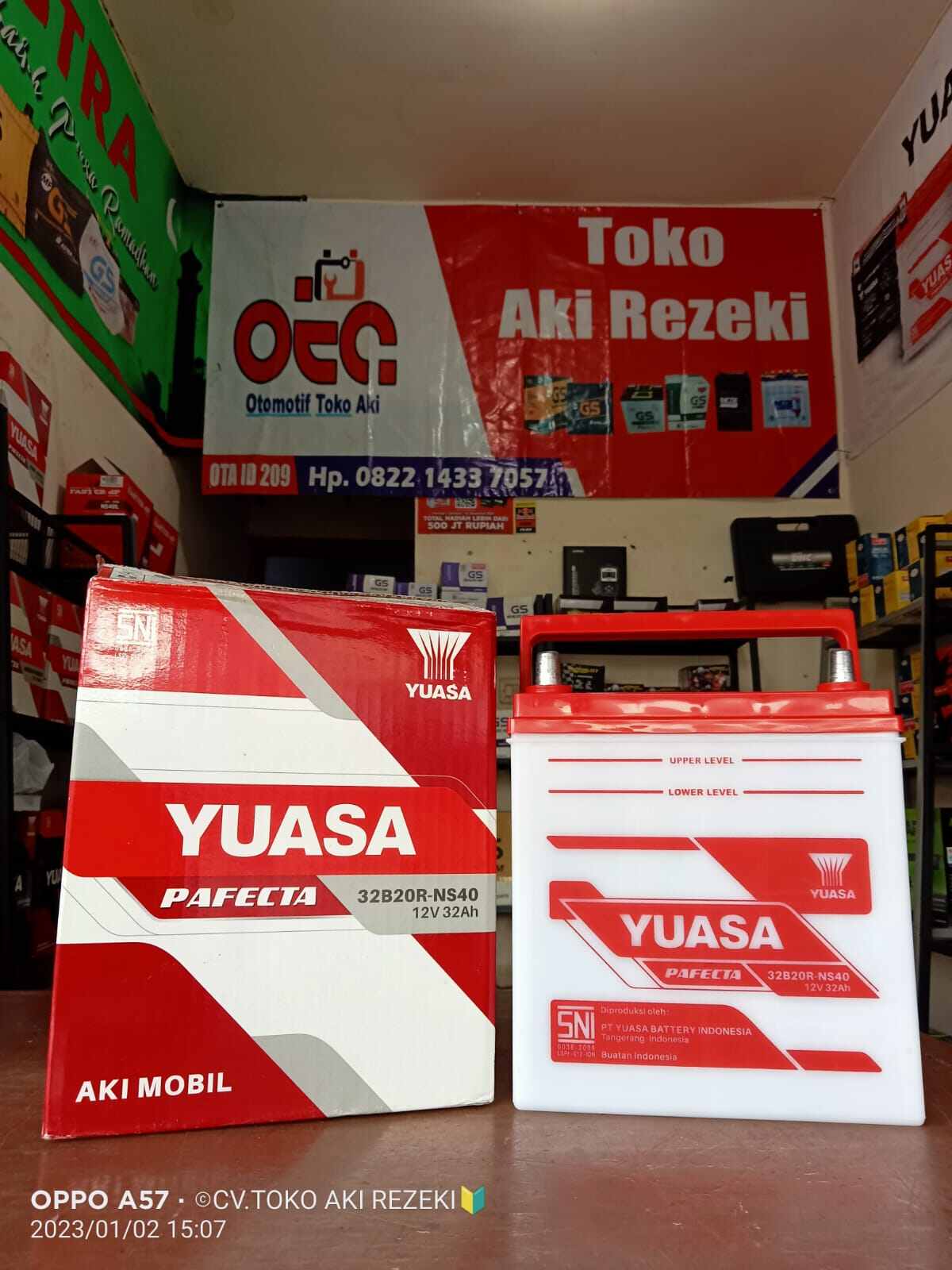 TOKO AKI REZEKI - AKI MOBIL BASAH YUASA NS40 AVANZA XENIA TERIOS RUSH