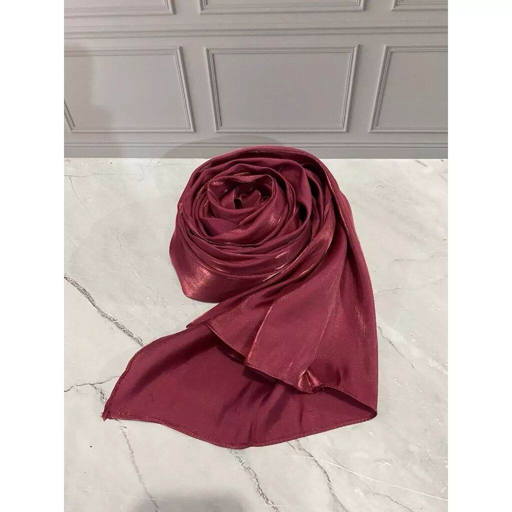 Pashmina Cradenza Silk | Pashmina Arabian Shimmer silk Premium | Lazada ...