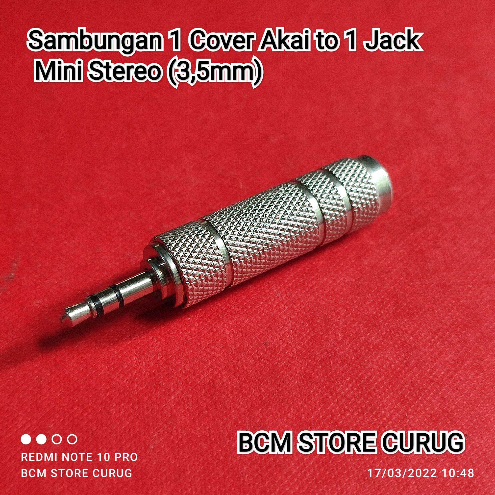 Sambungan Cover Akai To Jack Mini Stereo Besi Mm Lazada Indonesia