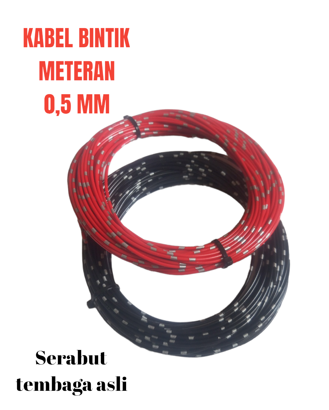 Kabel Bintik Meteran Mm Kabel Body Motor Mobil Kabel Serabut Tembaga