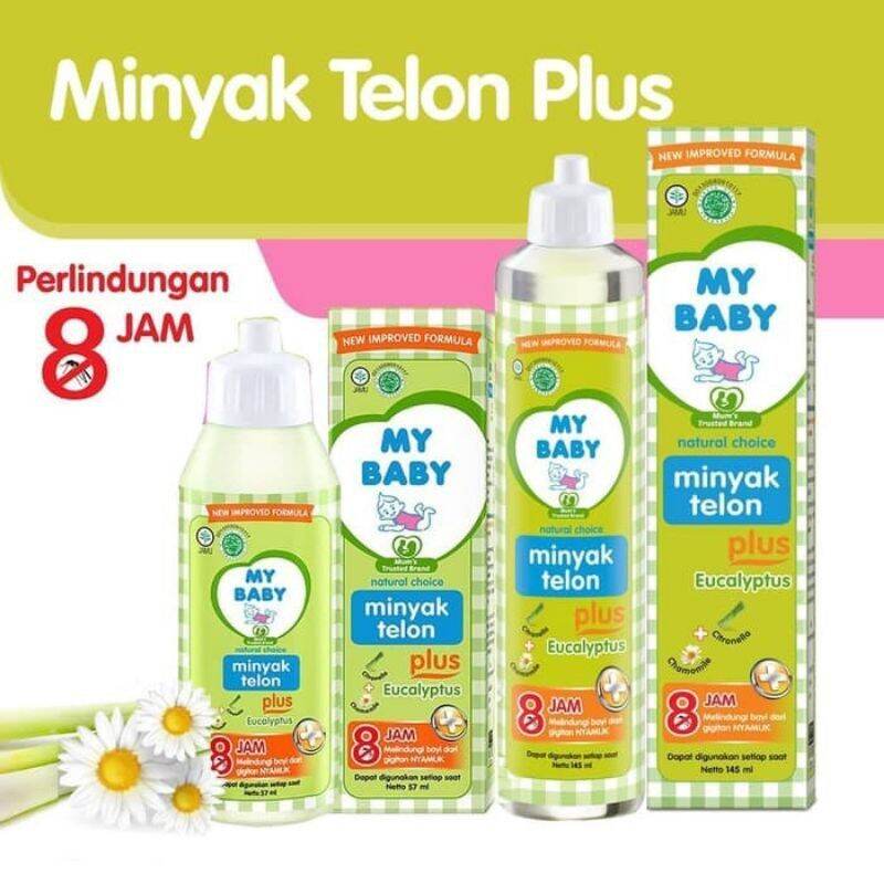 MY BABY MINYAK TELON EUCALYPTUSMINYAK SEREH 8 JAM PERLINDUNGAN ANTI NYAMUK /MINYAK PIJAT BAYI
