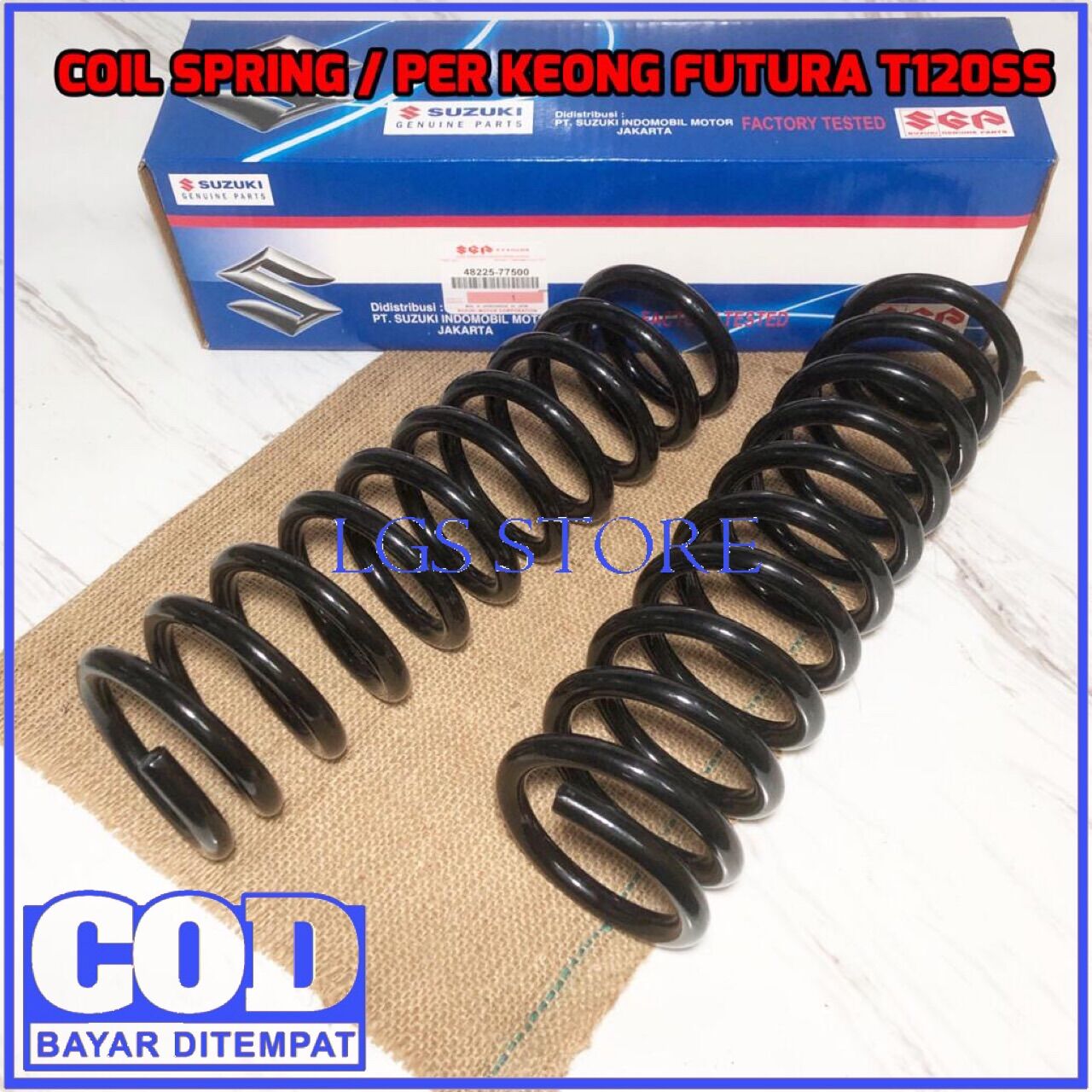 PER KEONG DEPAN FUTURA - COIL SPRING FUTURA T120SS - PER KEONG FUTURA ...