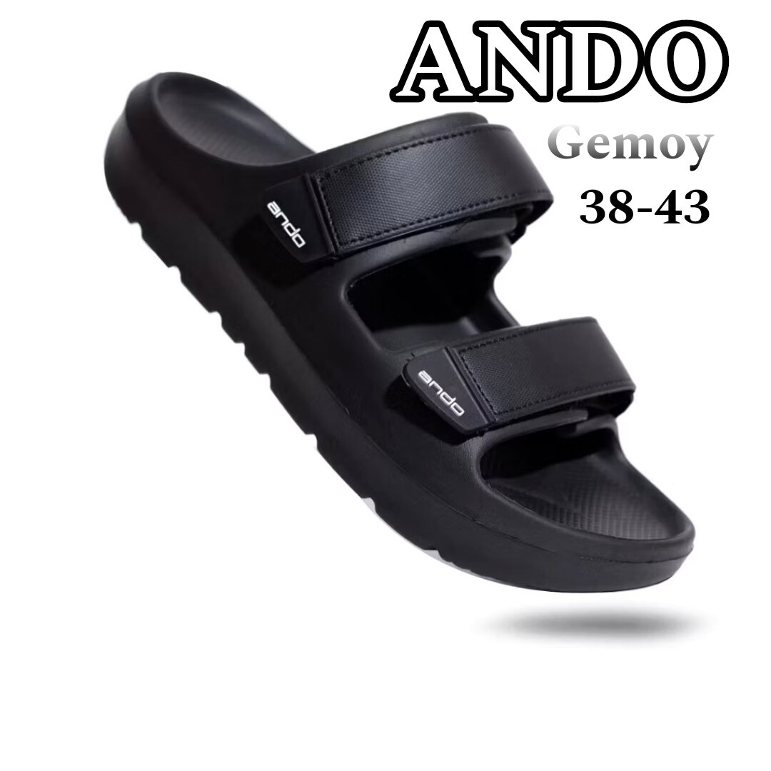 Ando gemo men's modern rubber laptop slip-on slippers waterproof White size 38 42 Murah newest Harga 92,900 rupiah*Gratis Ongkir