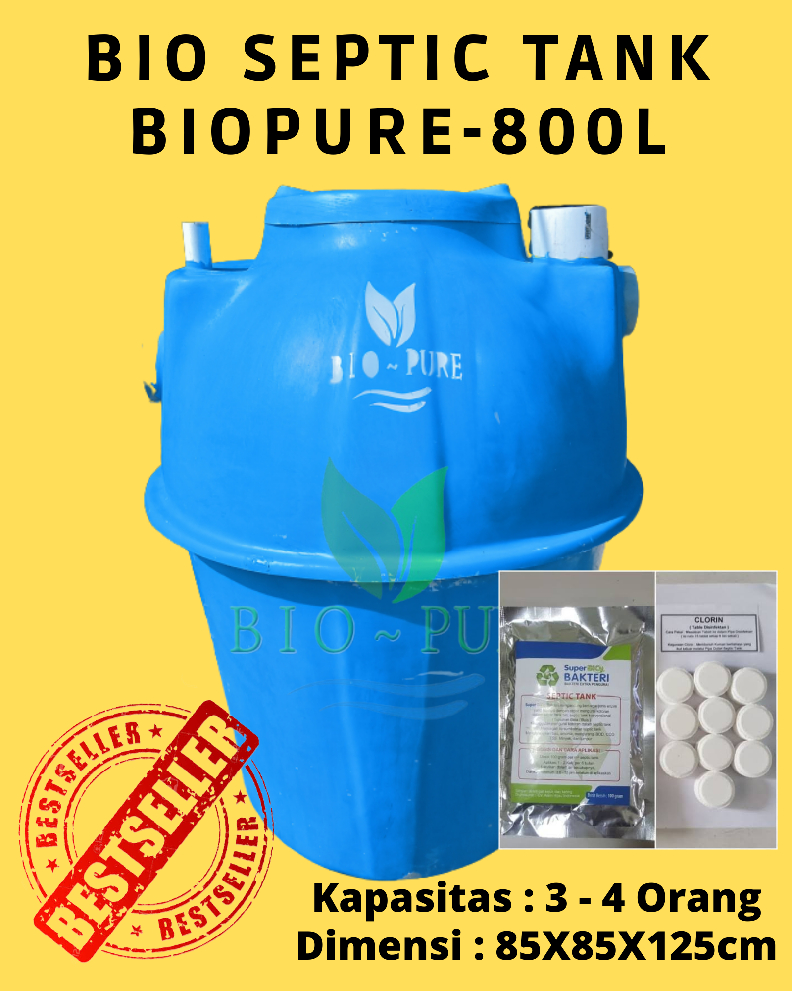 Septic Tank Bio Biotech Biofill Biotank 800L Free Ongkir Termurah ...