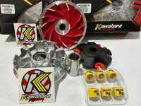 Rumah roller mio karbu fino karbu nuvo 5tl 1 SET + ROLLER RACING kawahara GARANSI 100% ASLI 1 PAKETAN RUMAH ROLER RACING rumah roller kipas roller klip slider tutup kawahara racing MOTOR MATIK MURAH