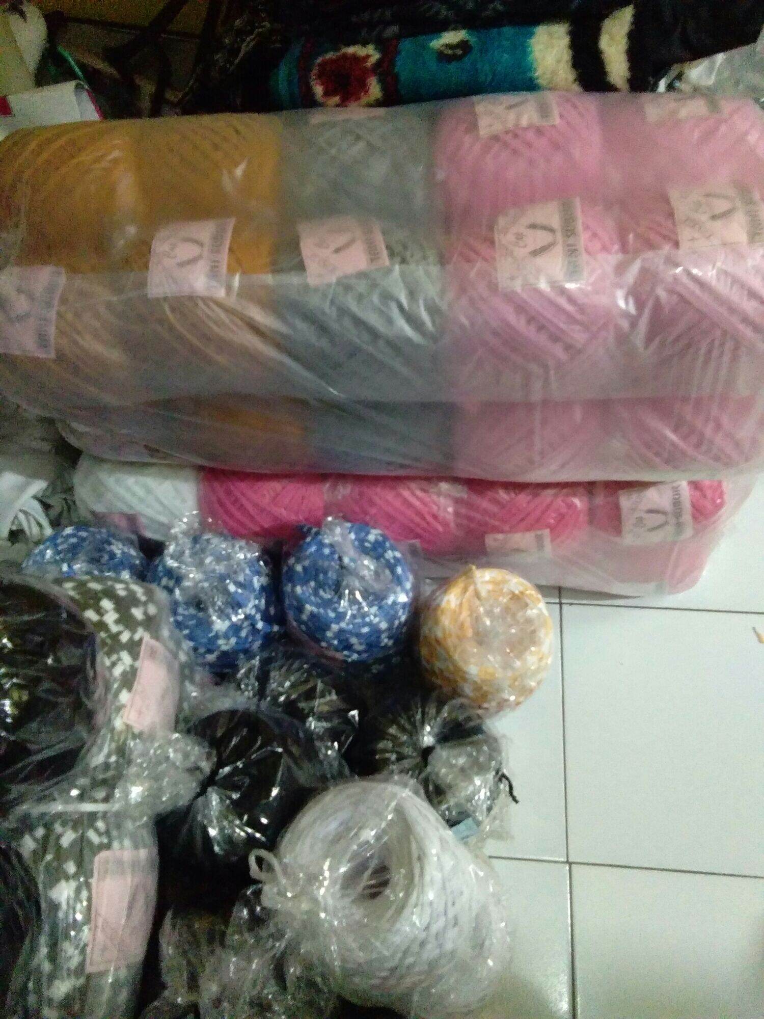 t-shirt yarn tali benang kaos tali majun pertanian tali kerajinan benang kaos 500 grm 1/2 kg