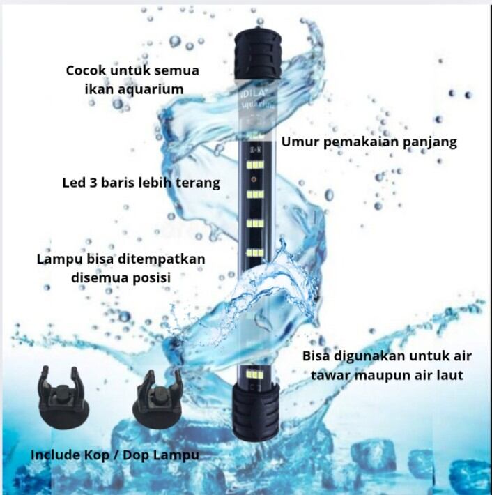 LAMPU KANDILA Z3 T 800 LED AQUARIUM AQUASCAPE