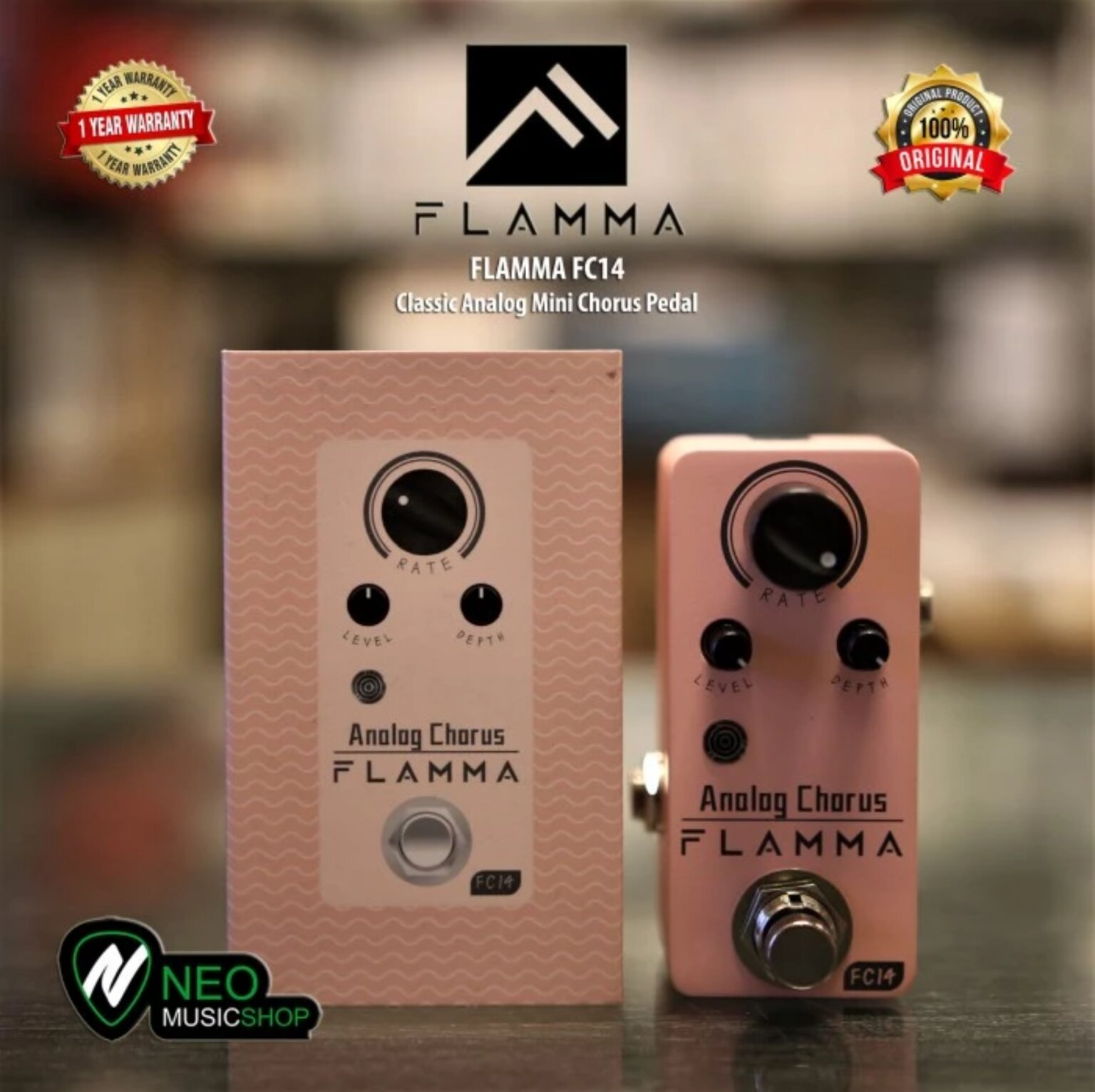Flamma FC14 Classic Analog Mini Chorus Pedal | Lazada Indonesia