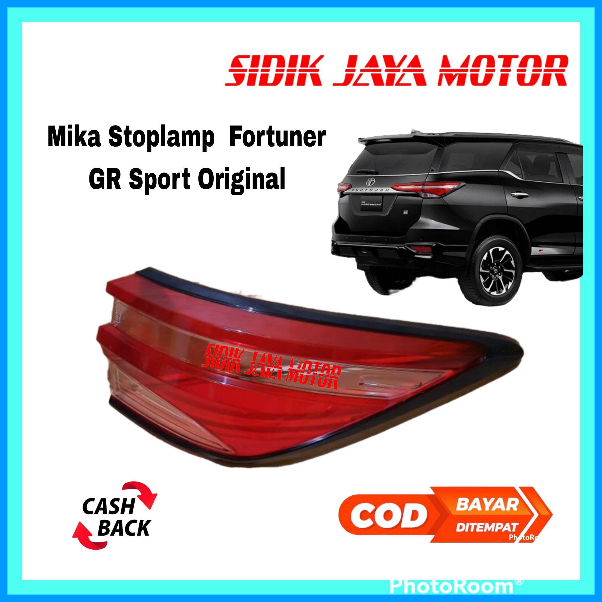 Mika Lampu Belakang Fortuner GR Sport 2019 2020 2021 aoriginal Mika Stoplamp Fortuner GR Sport Kanan atau Kiri Harga 275,000 rupiah*Gratis Ongkir