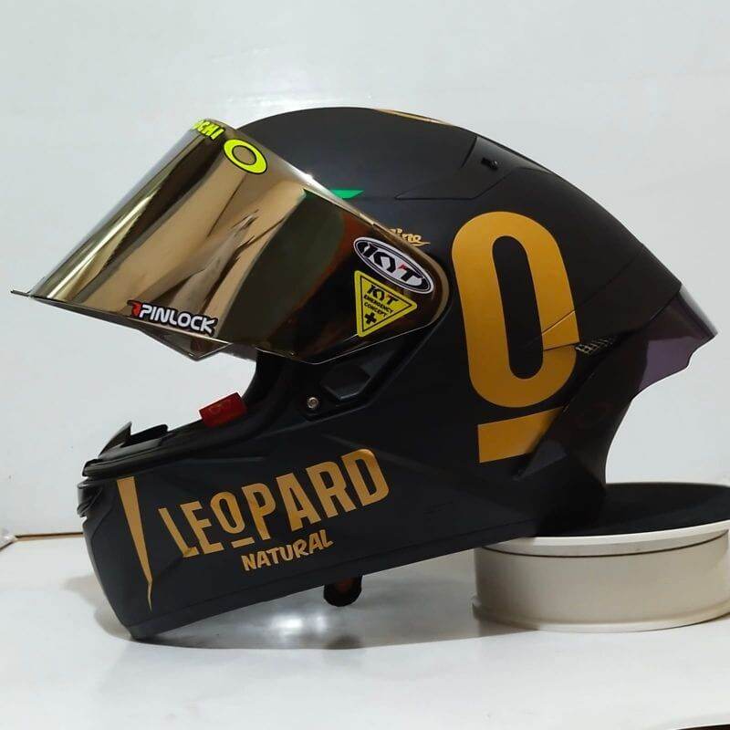 Leopard Kyt Full Face KYT TT COURSE LEOPARD SPAIN FLAG FULL FACE