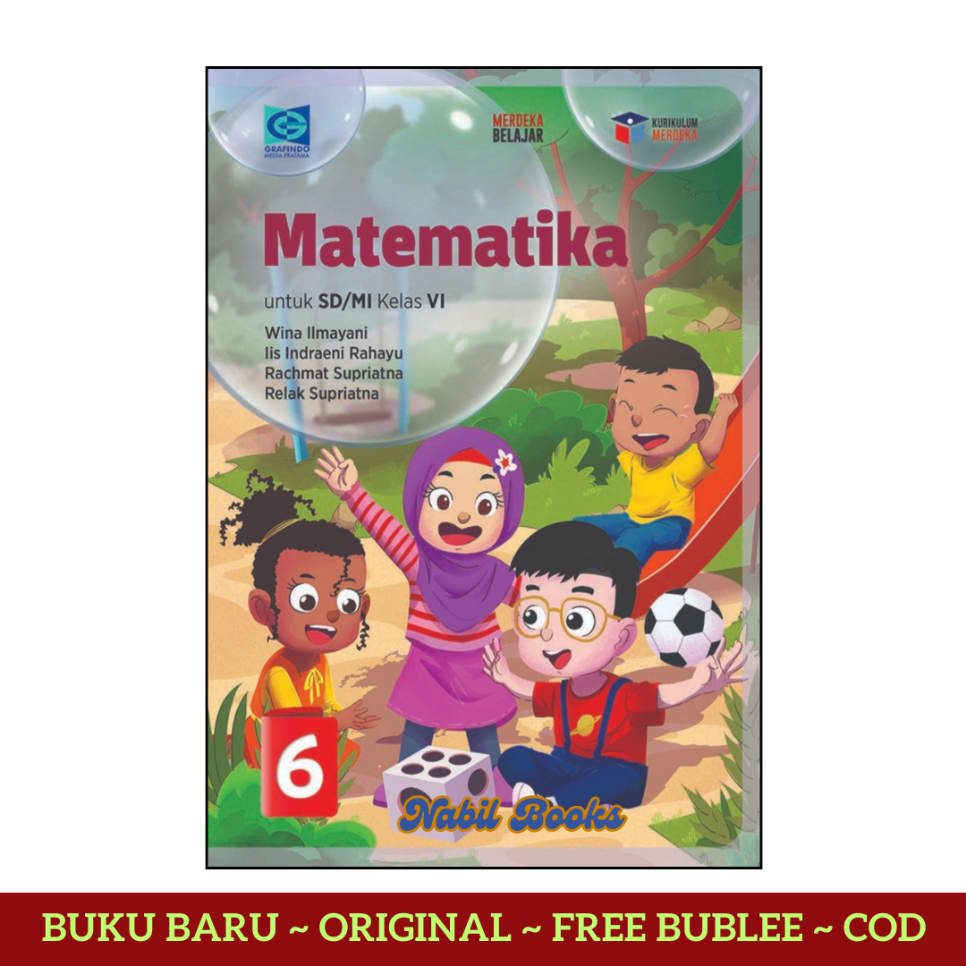 Buku Paket Matematika SD Kelas 1 2 3 4 5 6 Kurikulum Merdeka Penerbit ...