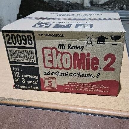 MIE EKOMIE 12*3pack*2S / EKO MIE Mi Kering-MIE KERING EKO MIE KECIL 120 ...