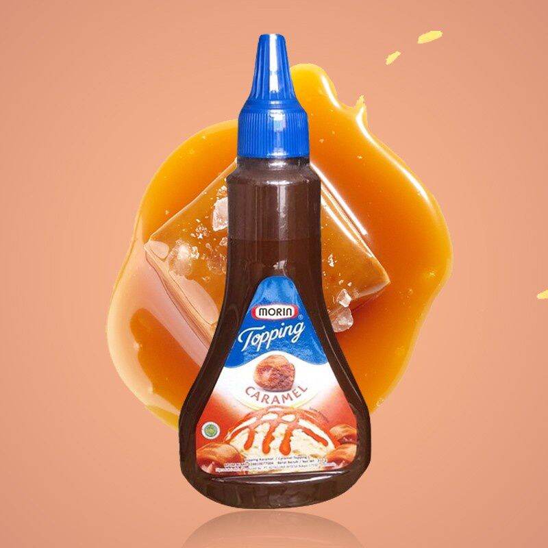 Morin Topping Caramel 310gr SAUCE SYRUP / TOPING SELAI ROTI KARAMEL ...