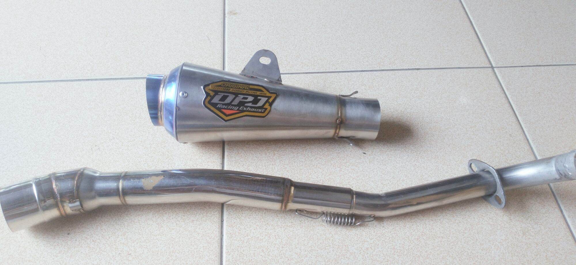 Knalpot Racing Dpj Kerucut Blue Inlet 50mm Pnp All Bebek Jupiter Vega