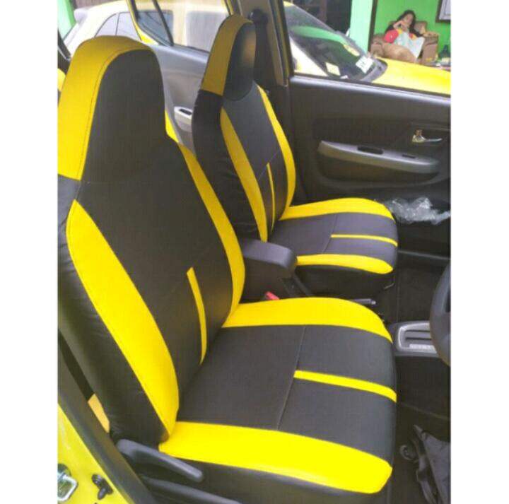GRAND OVENI SARUNG JOK MOBIL AGYA AYLA BRIO YARIS JAZZ FULL SET 2 BARIS BONUS SARUNG SETIR Harga 950,000 rupiah*Gratis Ongkir
