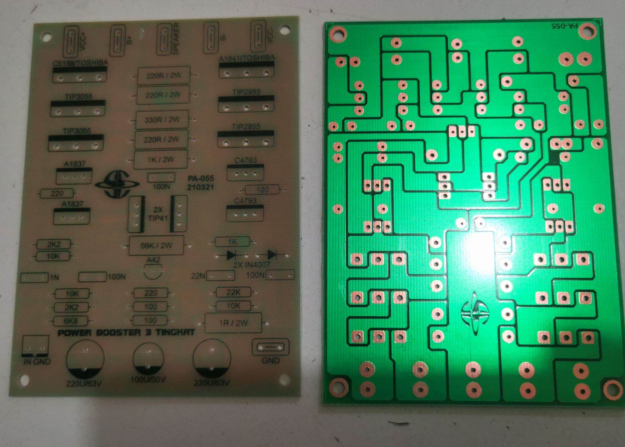 Pcb Driver Power Amplifier Mcrd V Low Sub Fiber Lazada Indonesia