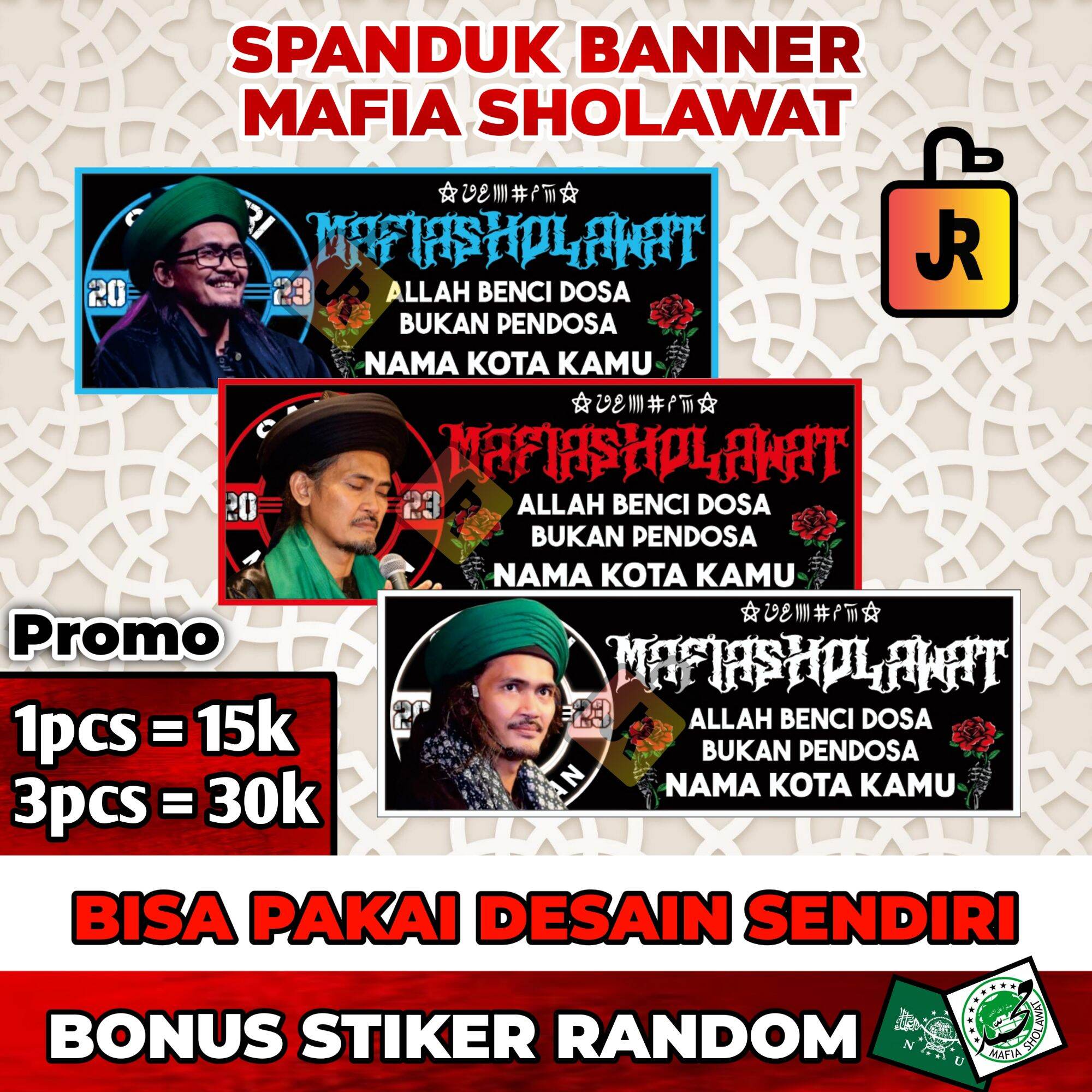 Spanduk Banner Mafia Sholawat, Tahan Air, Tahan Lama | Lazada Indonesia