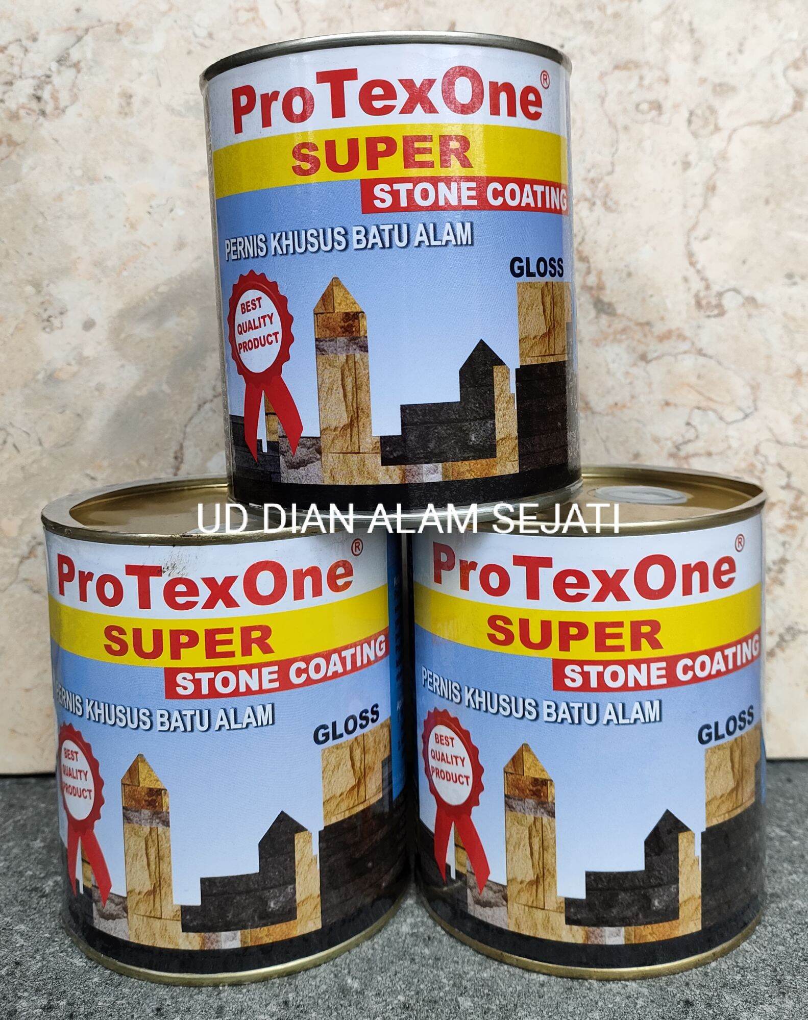 Pernis/Coating batu alam GLOSS super Protexone | Lazada Indonesia