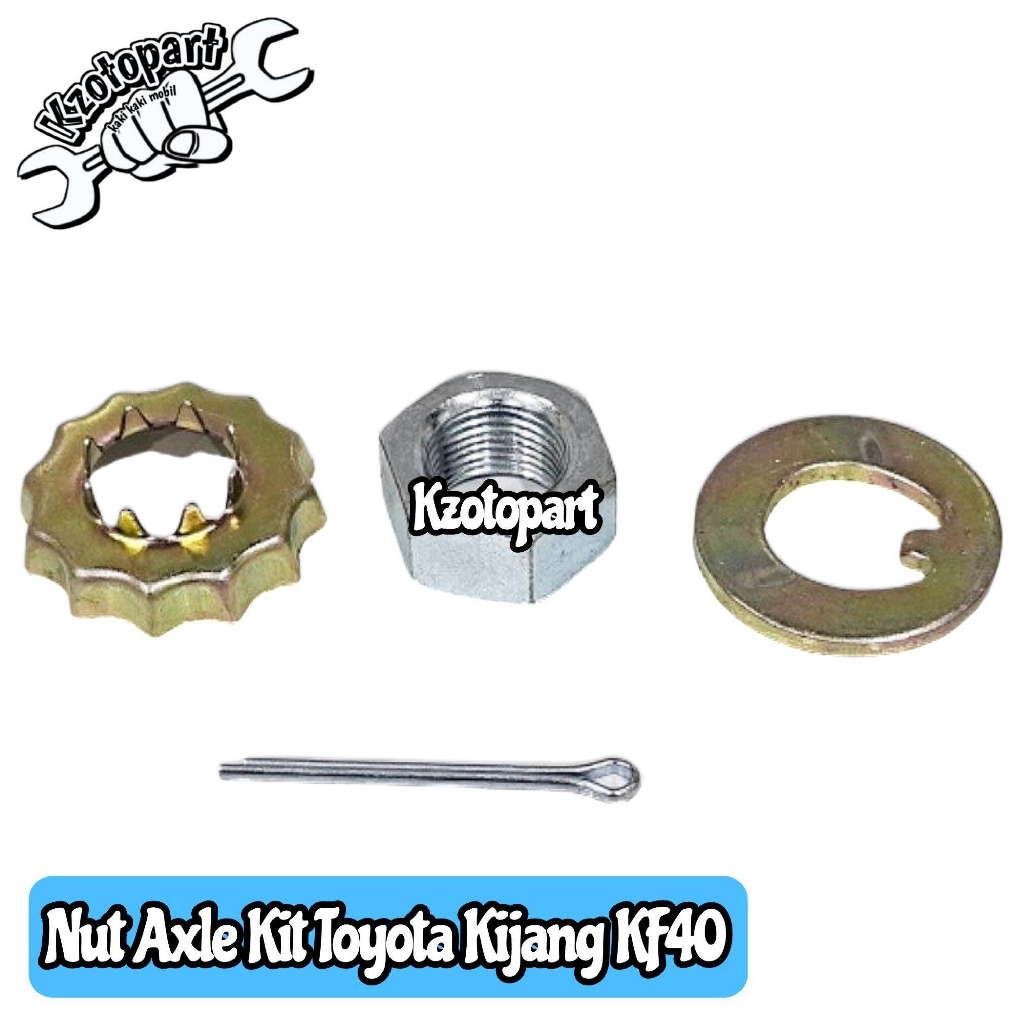 Nut Axle Kit Front Axle Nut for Toyota Kijang Harga 18,500 rupiah*Gratis Ongkir