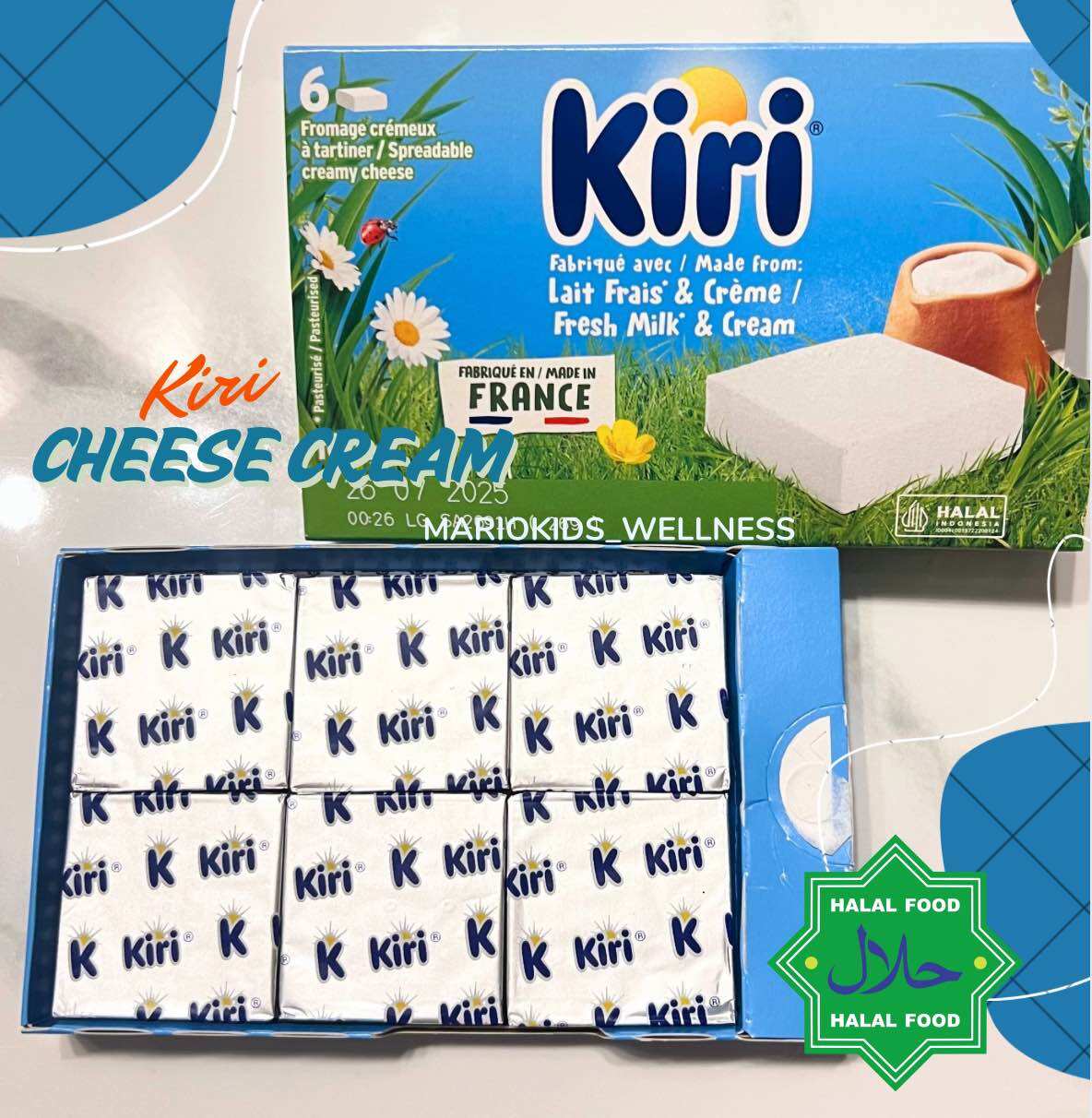 Kiri Cheese Cream ED/2026 / Keju KIRI MPASI BB Booster