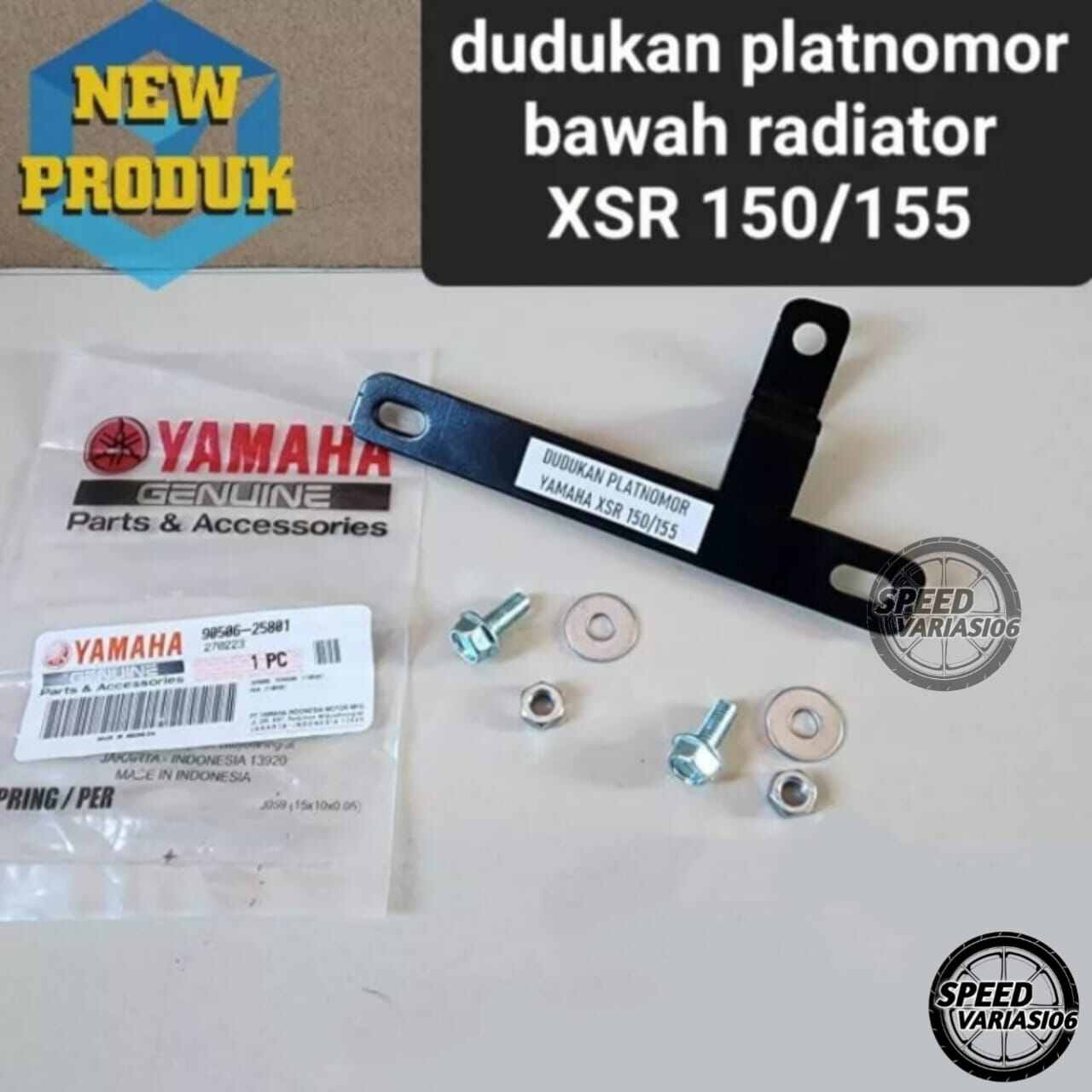 Dudukan Plat nomor bawah radiator XRS 150/155 Lazada Indonesia