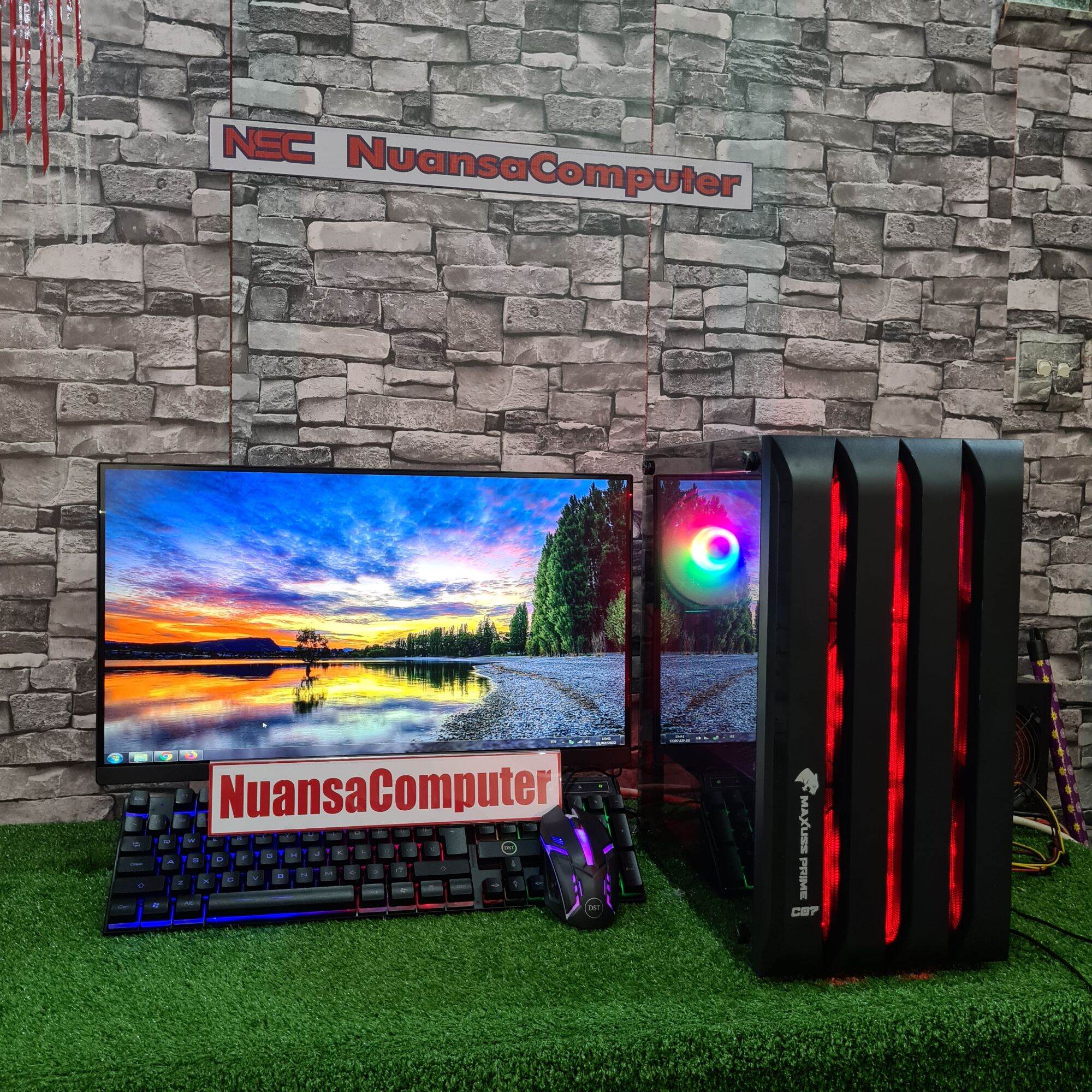 PC GAMING RENDERING I5 10400F VGA GTX 1050TI LED 24 IN FULLSET | Lazada ...