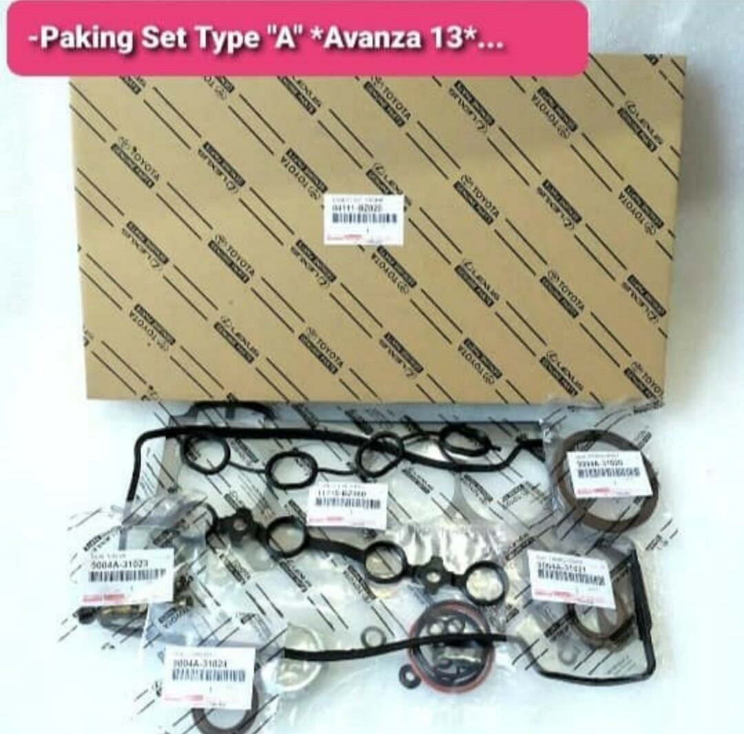 packing full set atau gasket set avanza 1.3/1.5 vvti Harga 400,000 rupiah*Gratis Ongkir