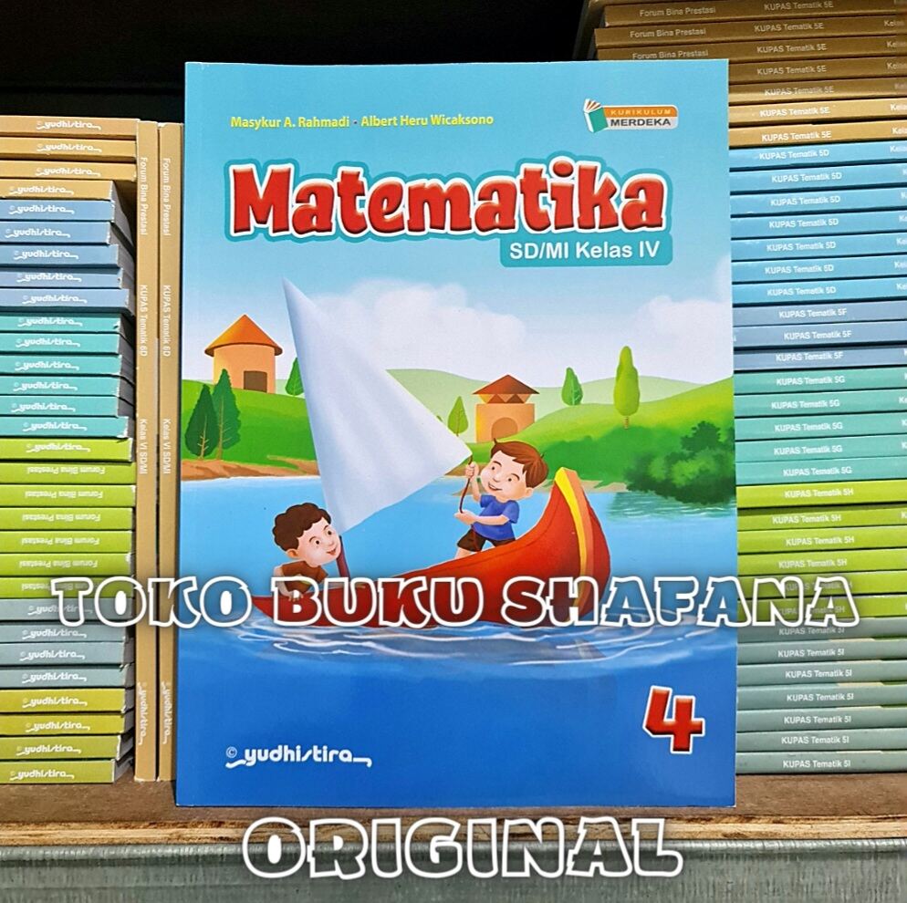 Buku Matematika Kelas 4 Sd Yudhistira Kurikulum Merdeka Kurmer Lazada Indonesia 