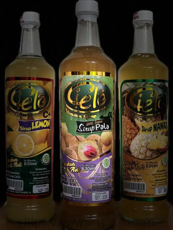 minuman SIRUP PALA CIELO 630ml sehat dan berkhasiat sirup sehat sirup segar