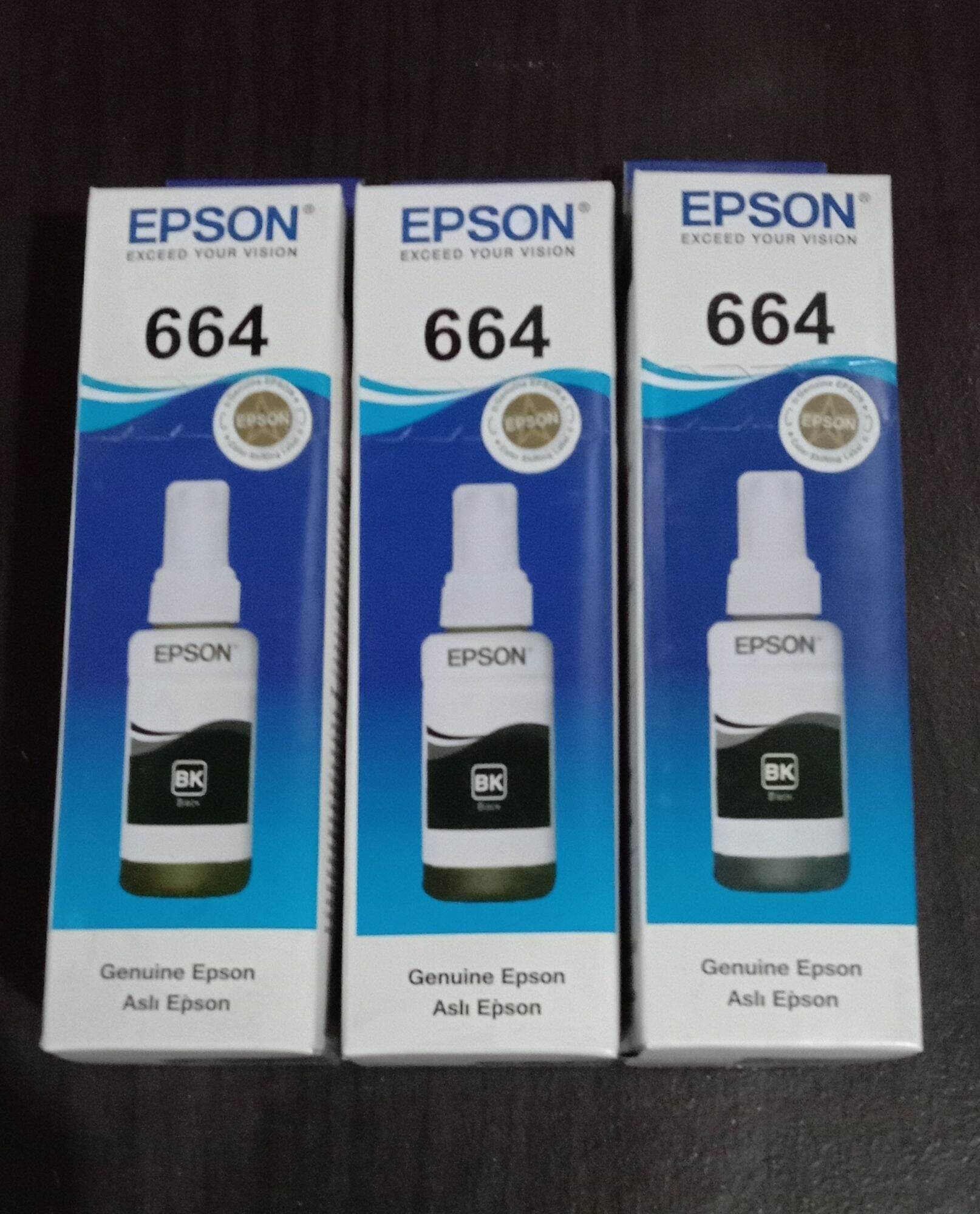 TINTA PRINTER EPSON 664 ORIGINAL Harga 31,000 rupiah*Gratis Ongkir