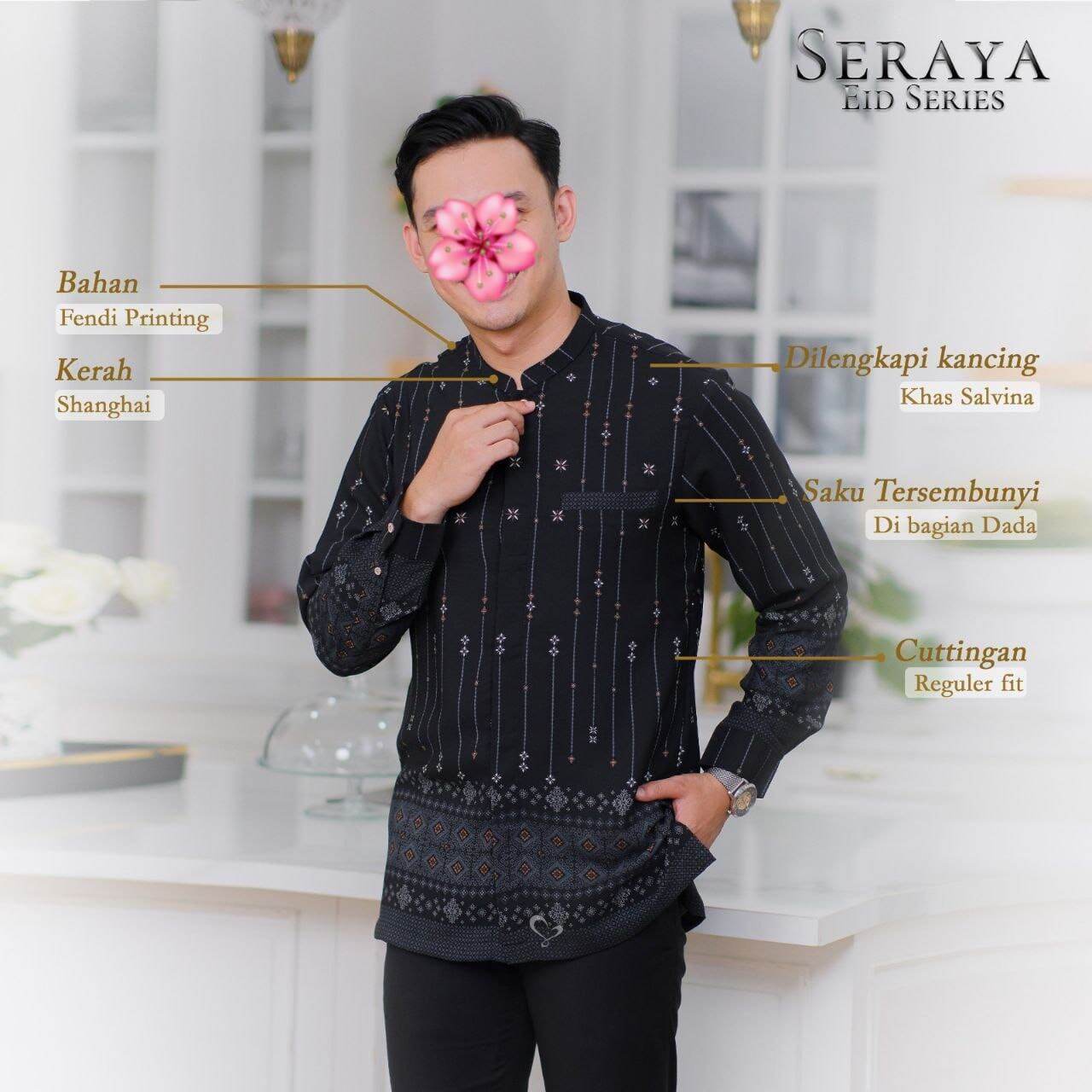 Seraya Eid Series Koko Dad Lengan Panjang Koko Only By Salvina Hijab Sarimbit Lazada Indonesia