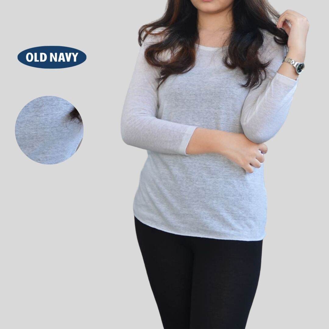 Lazada Indonesia - OLDNAVY – Kaos wanita lengan panjang branded