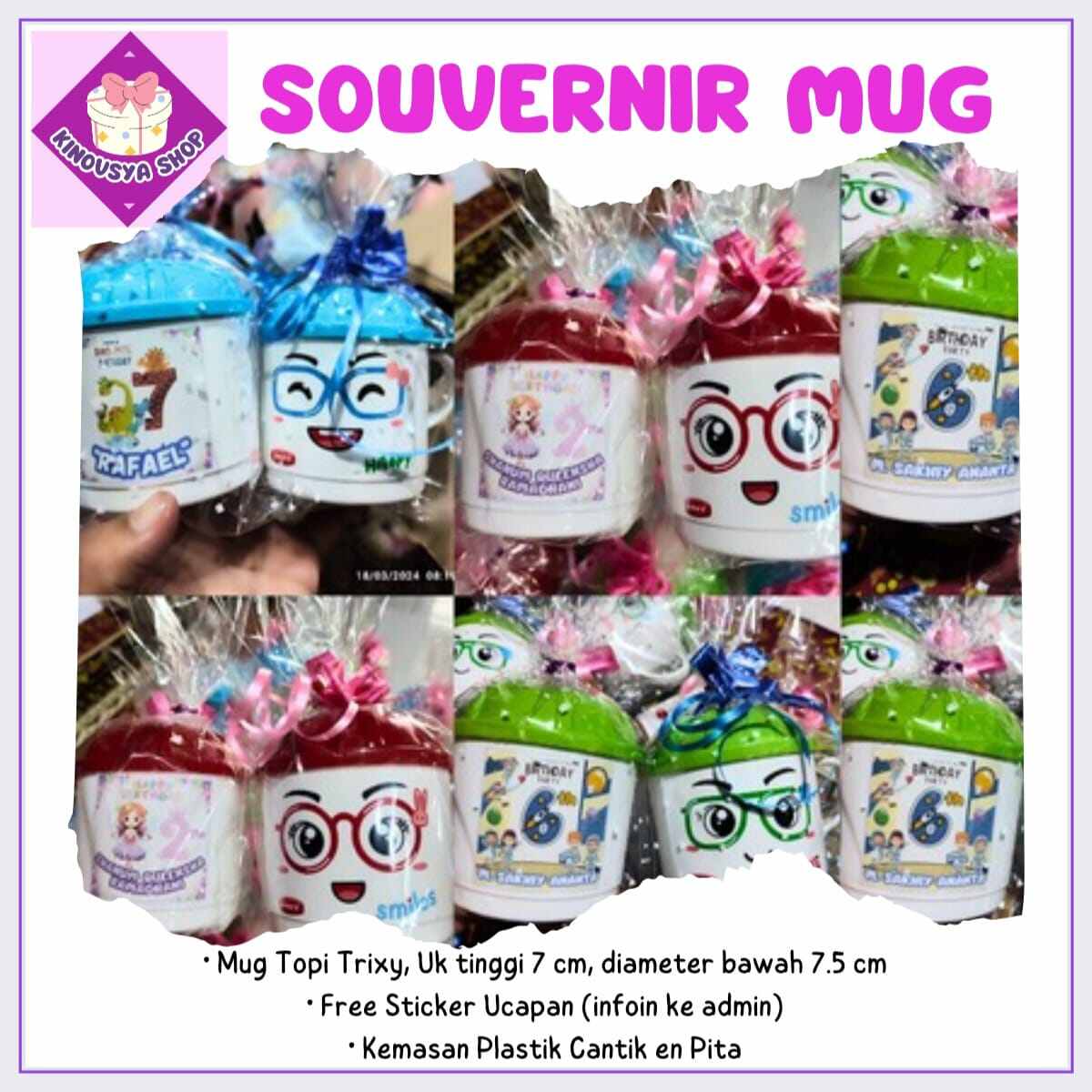 Kinovsyashop - (Dpt 10 Pcs) Hadiah Ultah — Souvenir Ultah