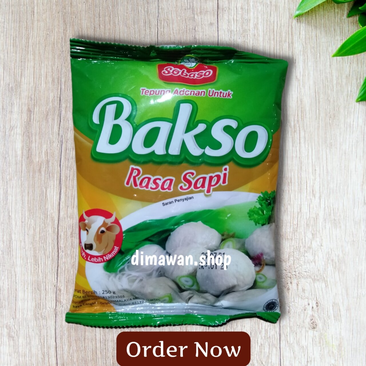 Sobaso Tepung Adonan Bakso Rasa Sapi 250 Gram Lazada Indonesia