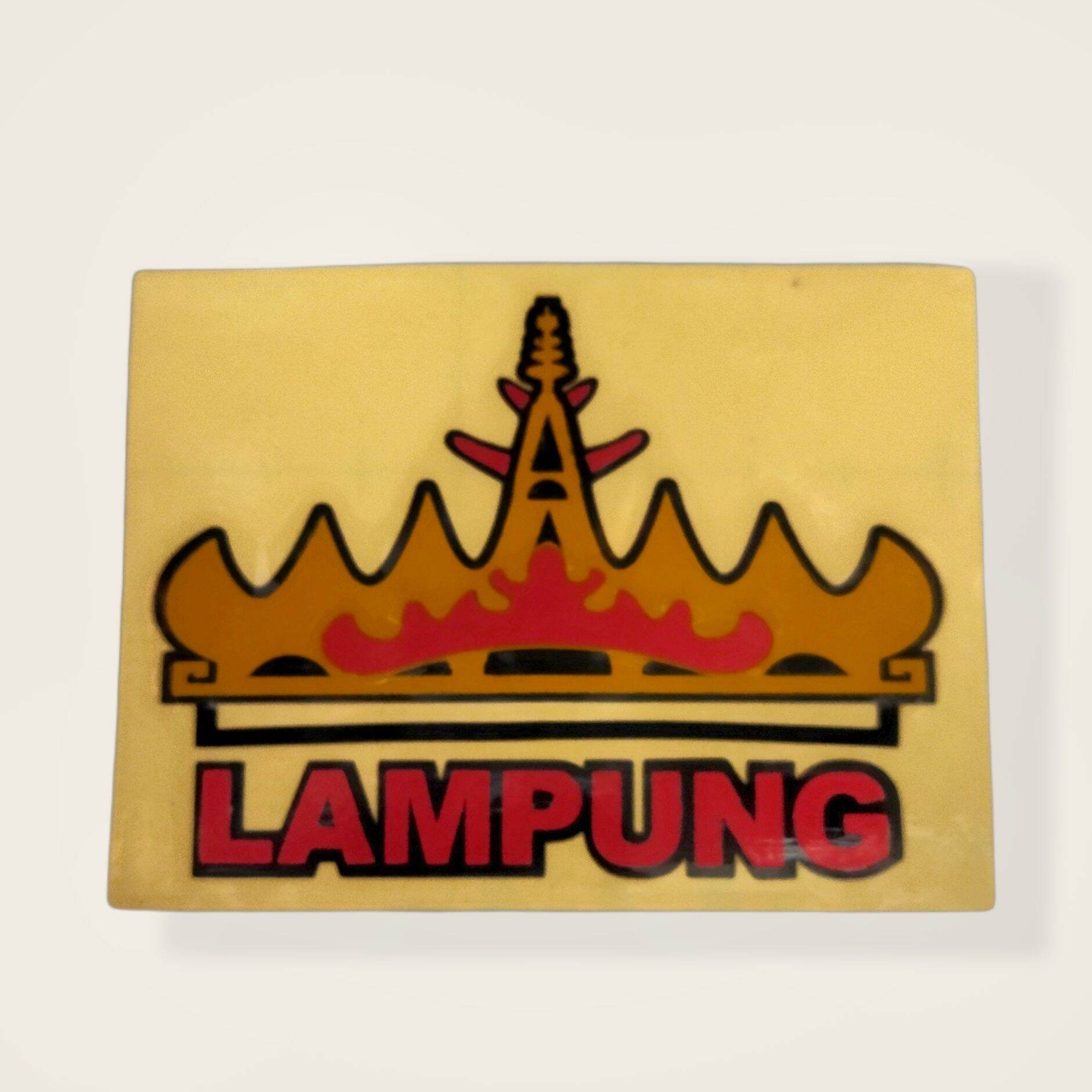 stiker lampung asli, stiker cutting lampung asli, logo lampung ukuran