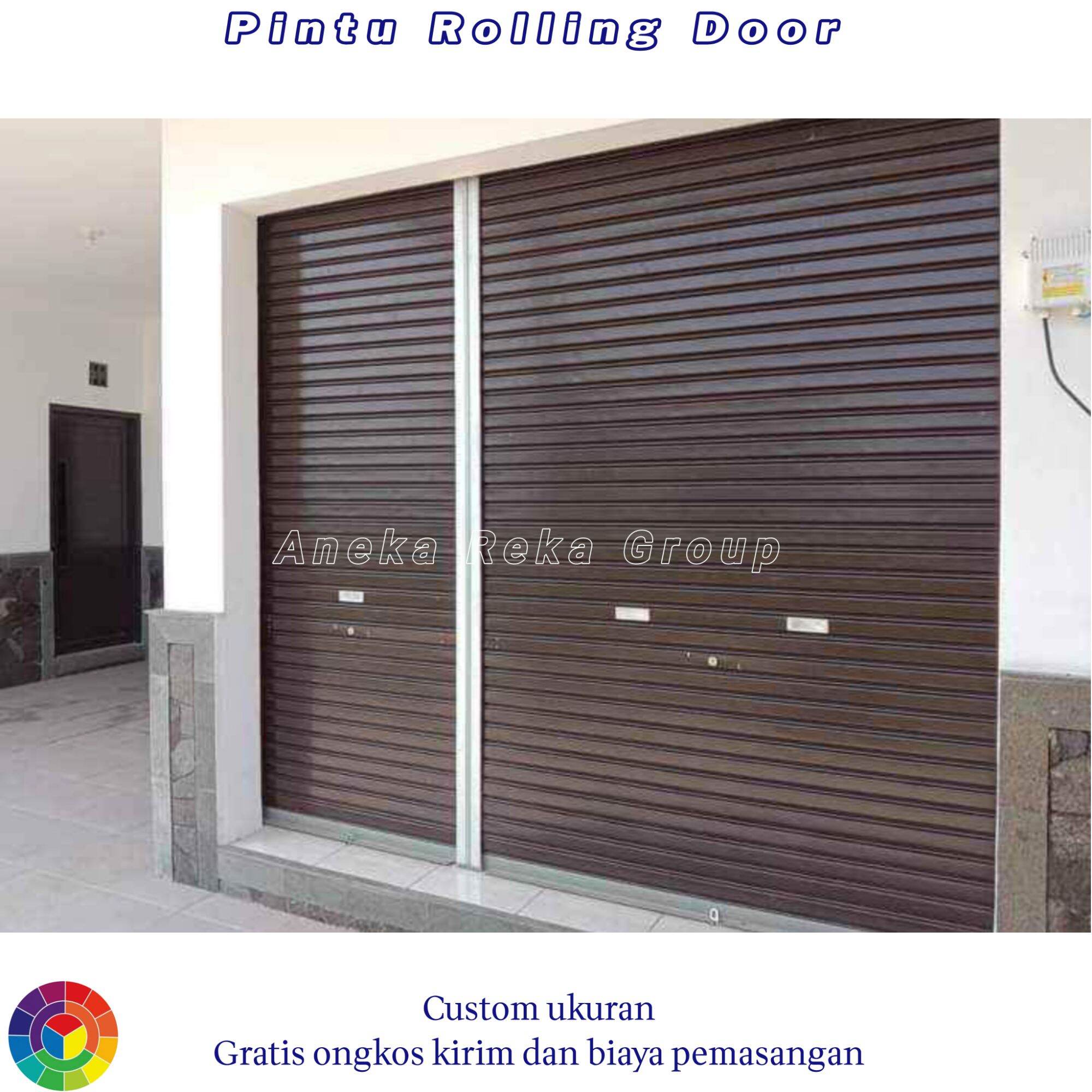 Rolling Door Galvanis SNI Pintu Rolling Pengaman Ruko Kios Garasi Pintu ...