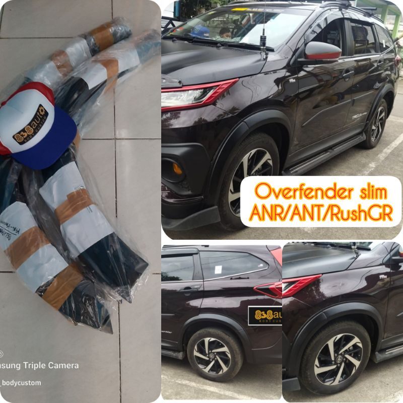 Over fender Toyota Rush Daihatsu Terios all new Model slime Thailand tahun 2017-2023 Harga 1,050,000 rupiah*Gratis Ongkir