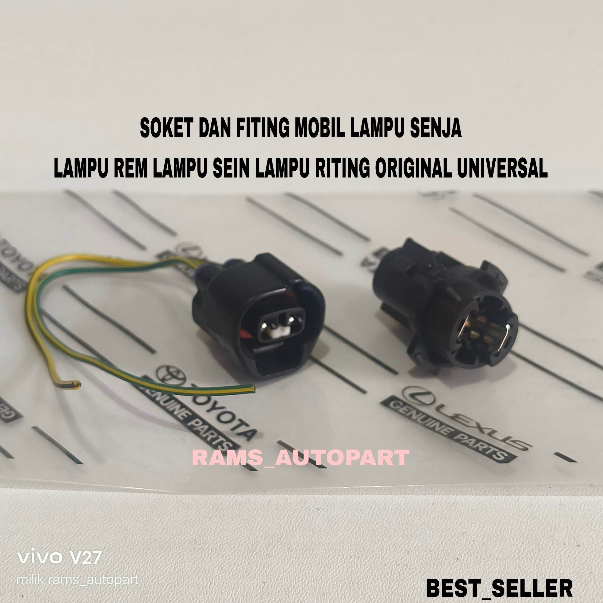 soket dan fiting lampu riting senja kota avanza xenia innova rush terios vios camry altis universal lainya Harga 20,000 rupiah*Gratis Ongkir