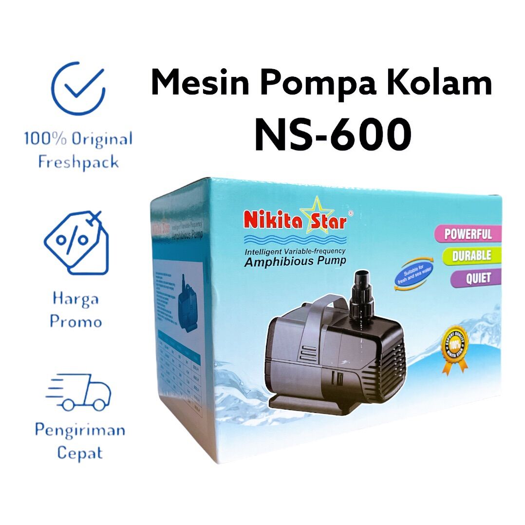 POMPA FILTER KOLAM KOI NIKITA STAR NS600 Lazada Indonesia