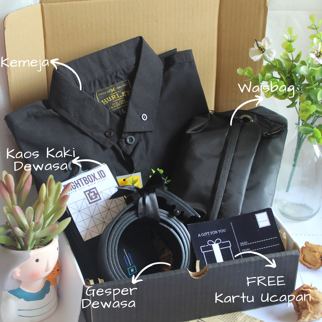 Giftbox Cowok AESTHETIC/HAMPERS Ultah COWOK/KADO ANNIVERSARY/OUTFIT Kerja