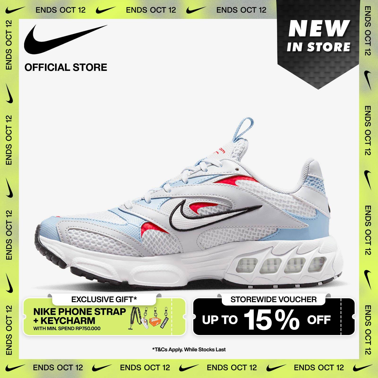 Nike Sepatu Wanita Zoom Air Fire White [DN1392-101] Lazada