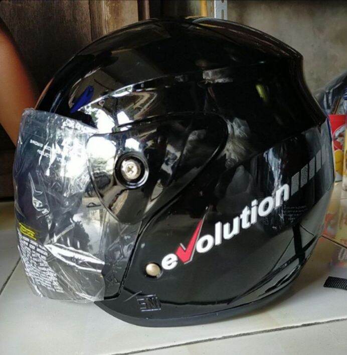 HELEM EVO KACA RIBEN MODEL GM POLOS | Lazada Indonesia