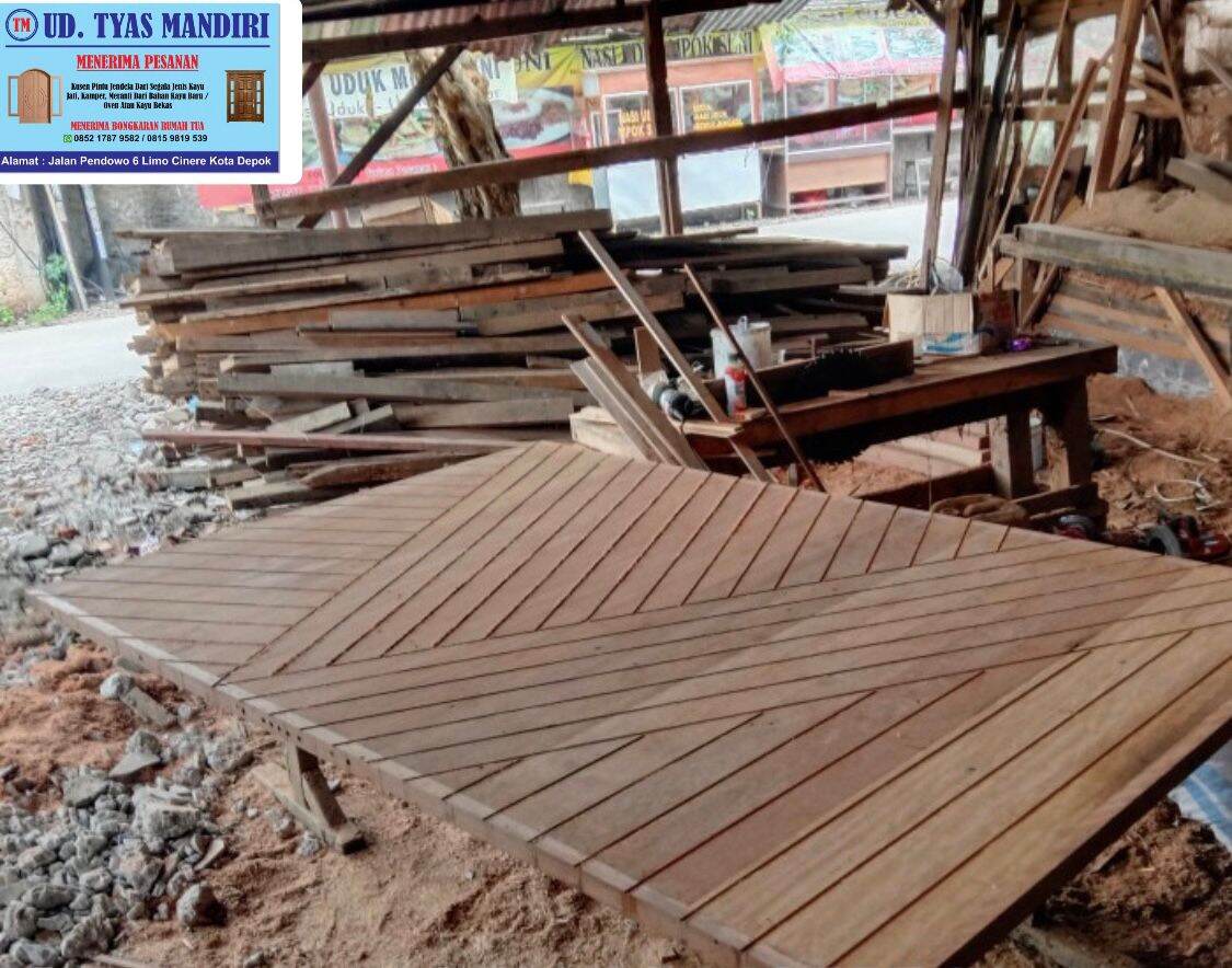 PINTU MINIMALIS MODEL TERBARU ZIG ZAG KAYU KAMPER | Lazada Indonesia