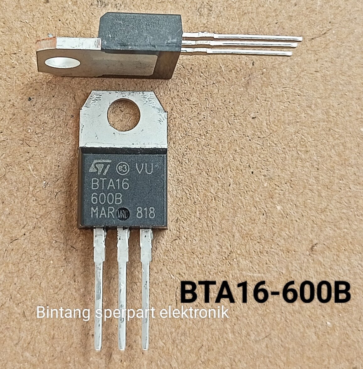 TRANSISTOR BTA 16 600 BTA 16-600 BTA16 600B BTA 16 600B BTA16-600B ...